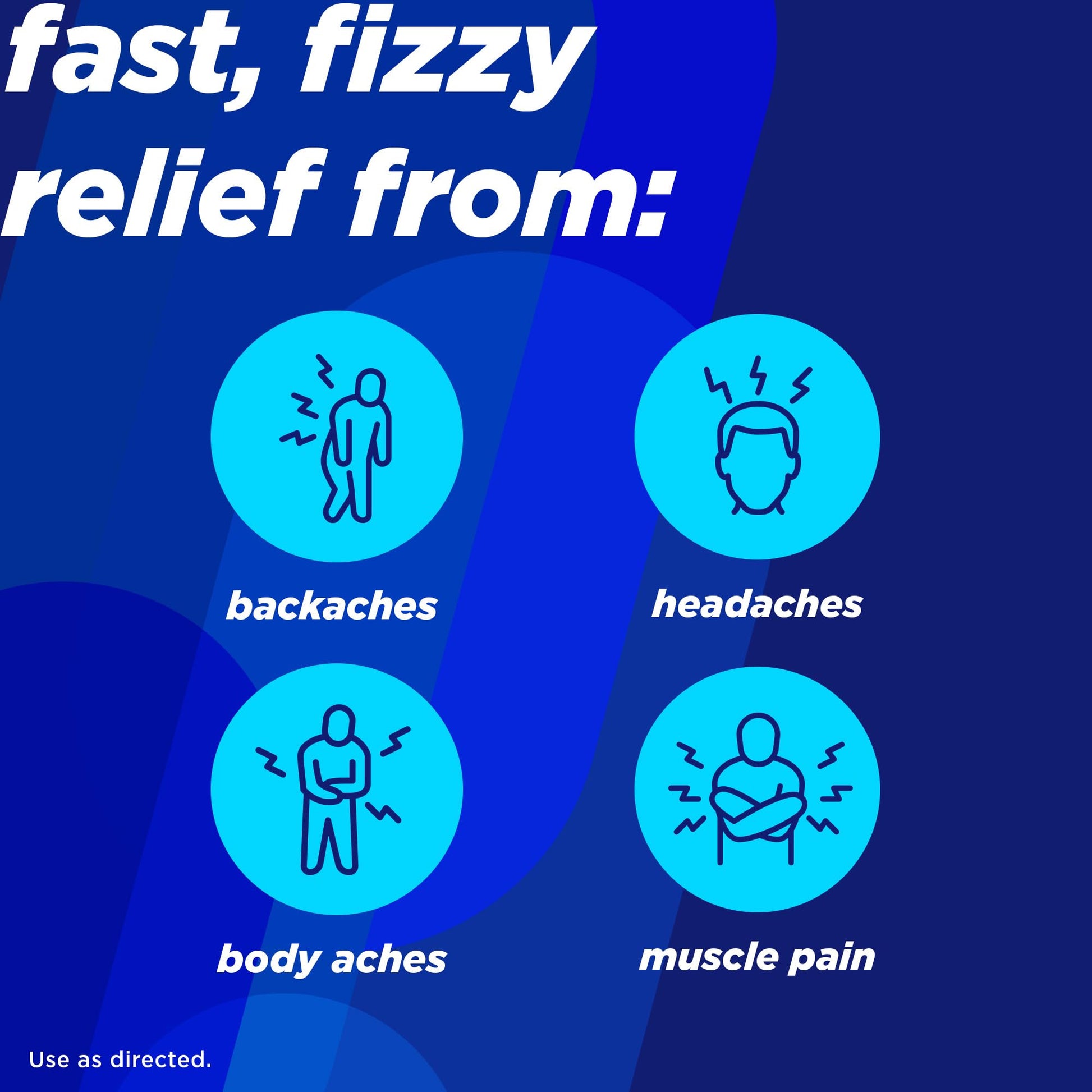 Side view of Alka-Seltzer Original effervescent tablets packaging