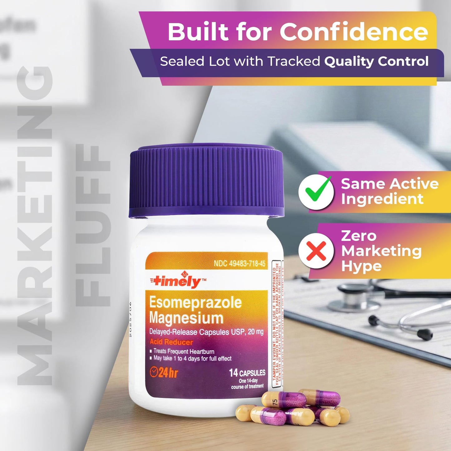 Time-Cap Labs esomeprazole magnesium dosage instructions