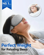 Facemoon blackout sleep mask with adjustable strap