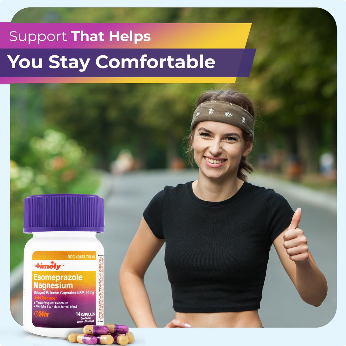 Time-Cap Labs heartburn medicine nutritional information