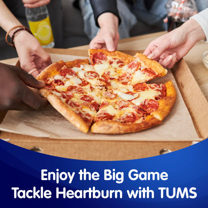 Top view of Tums Chewy Bites antacid bottle lid