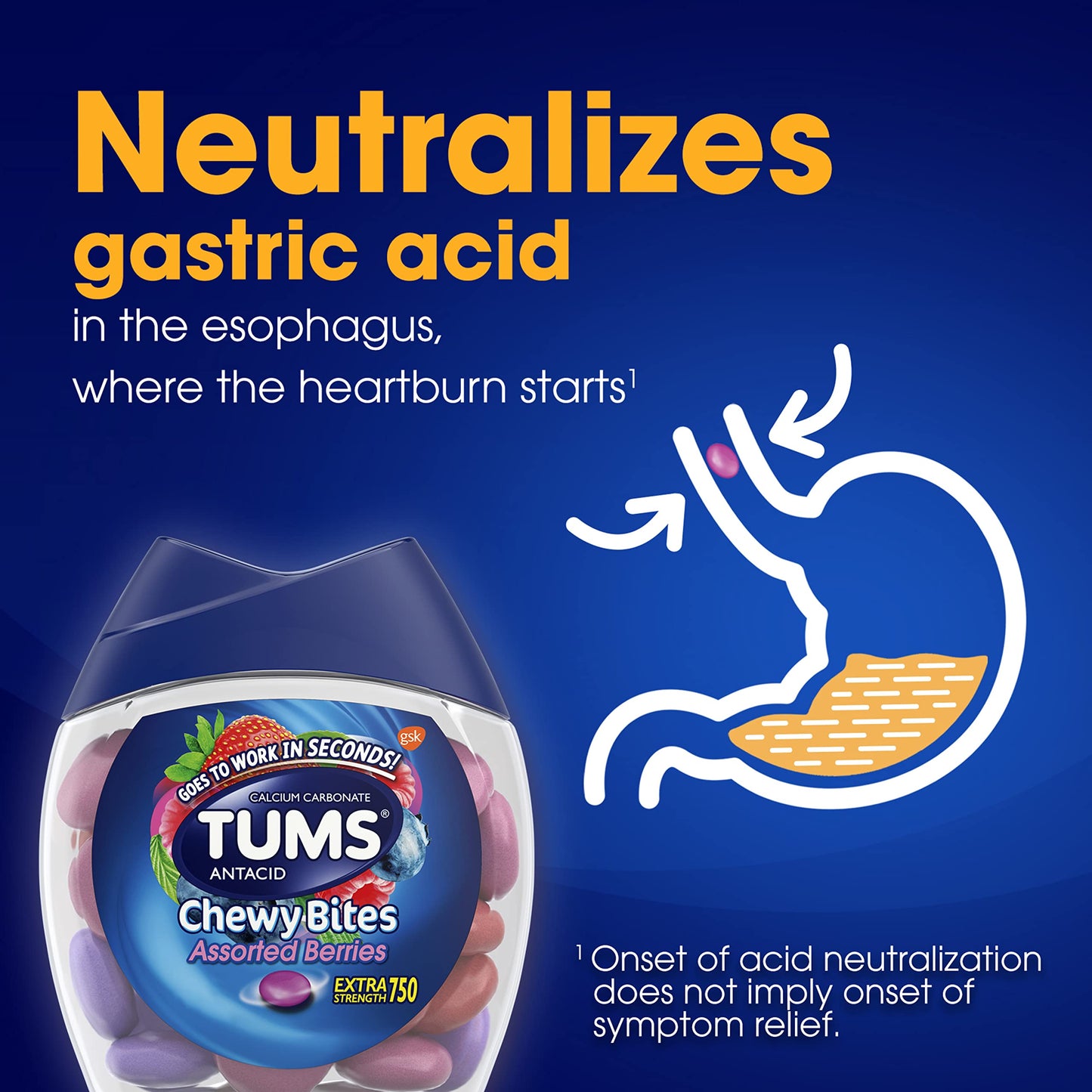 Authentic USA imported Tums antacid tablets for India