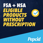 Pepcid AC acid reducer tablets box nutritional information