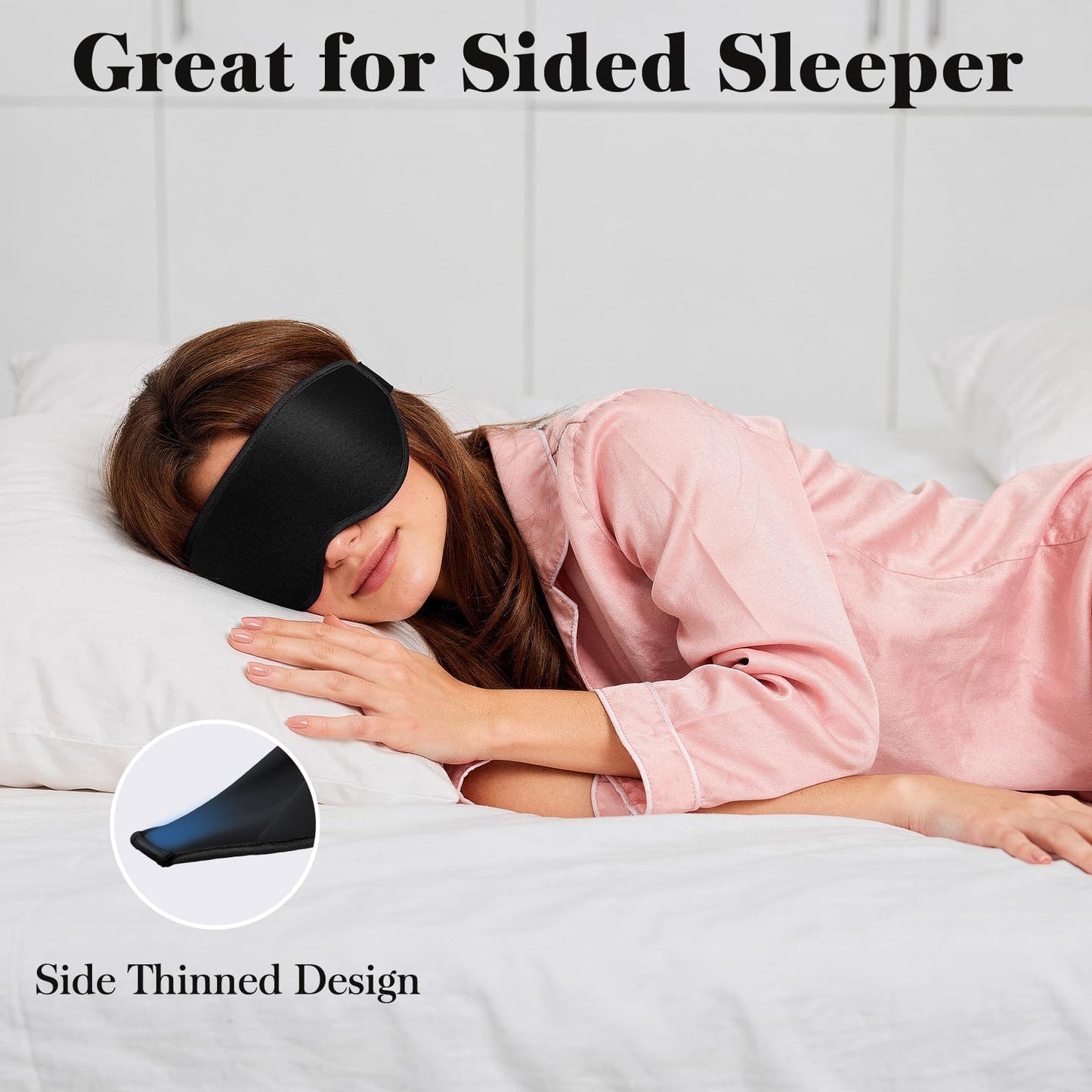 Fygrip sleep mask nose bridge detail for light blocking