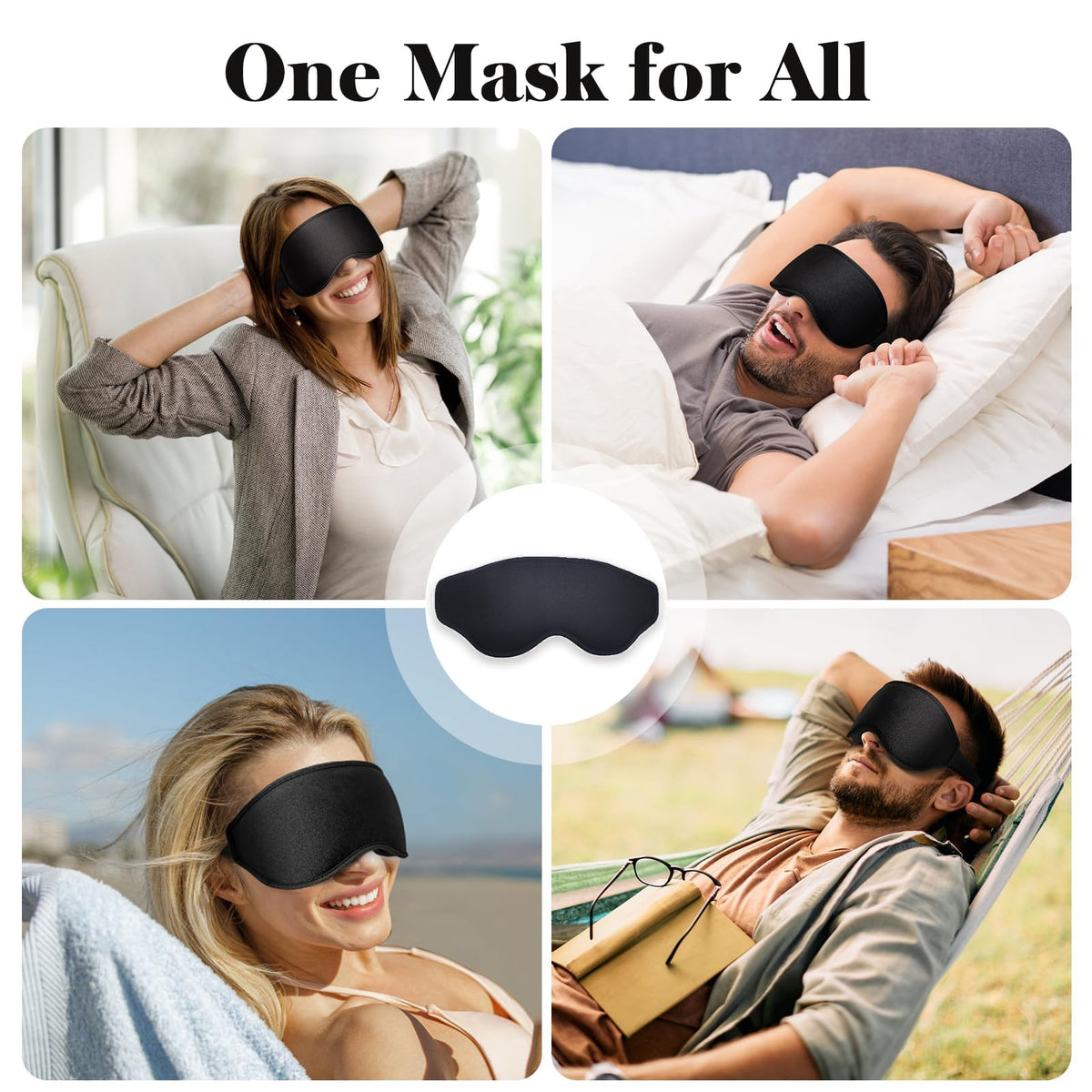 Fygrip 3D eye mask packaging and product view