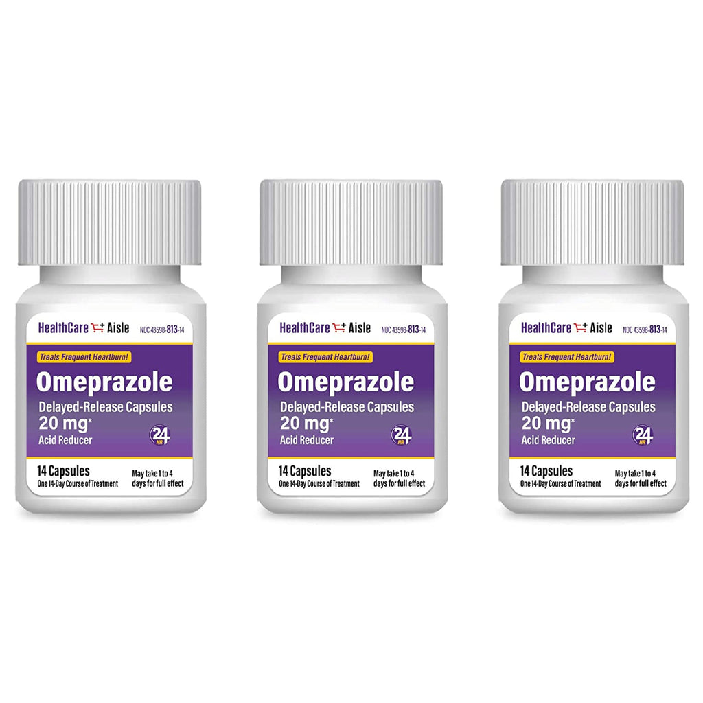 HealthCareAisle acid reducer nutritional facts label