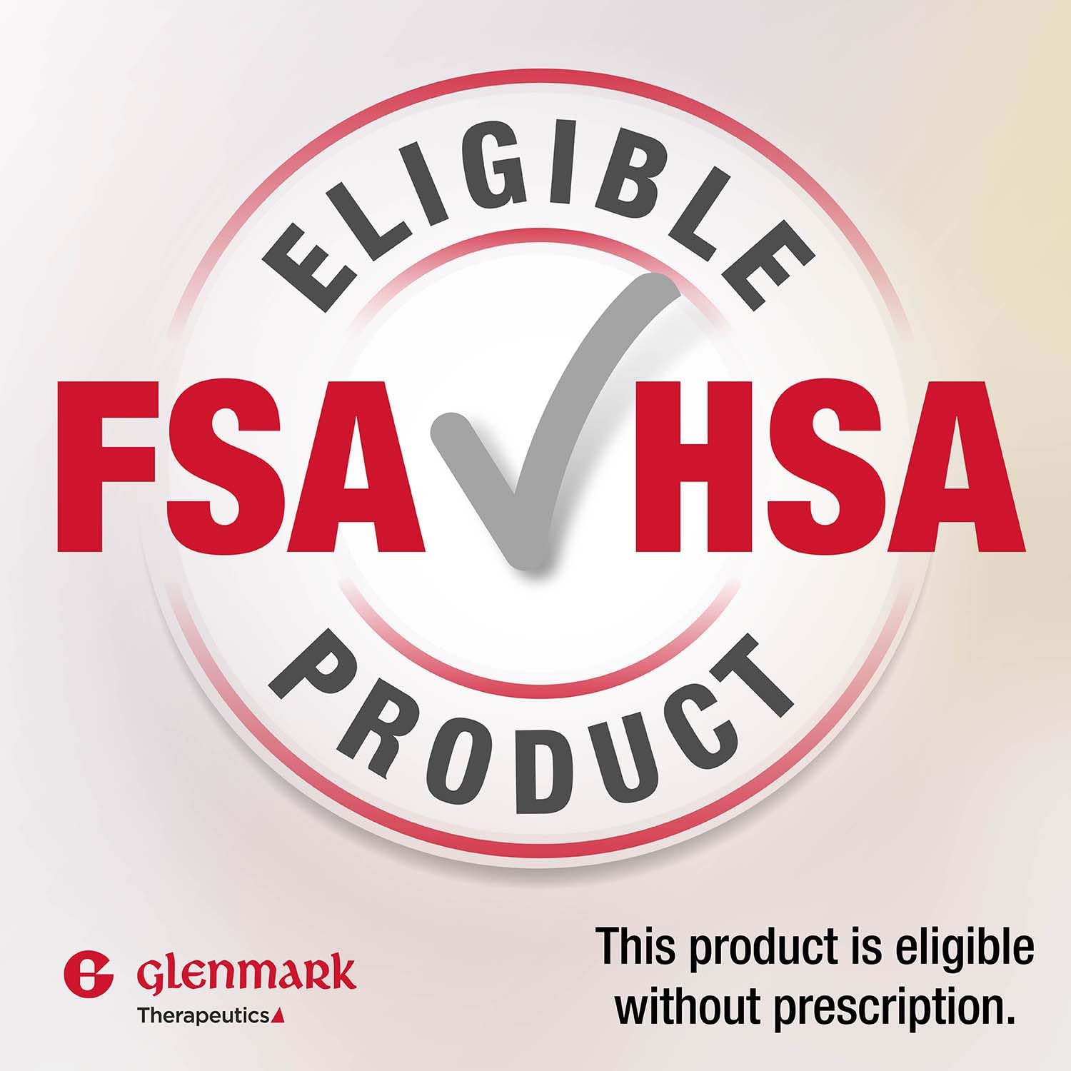 Close up of Glenmark Famotidine tablet bottle branding