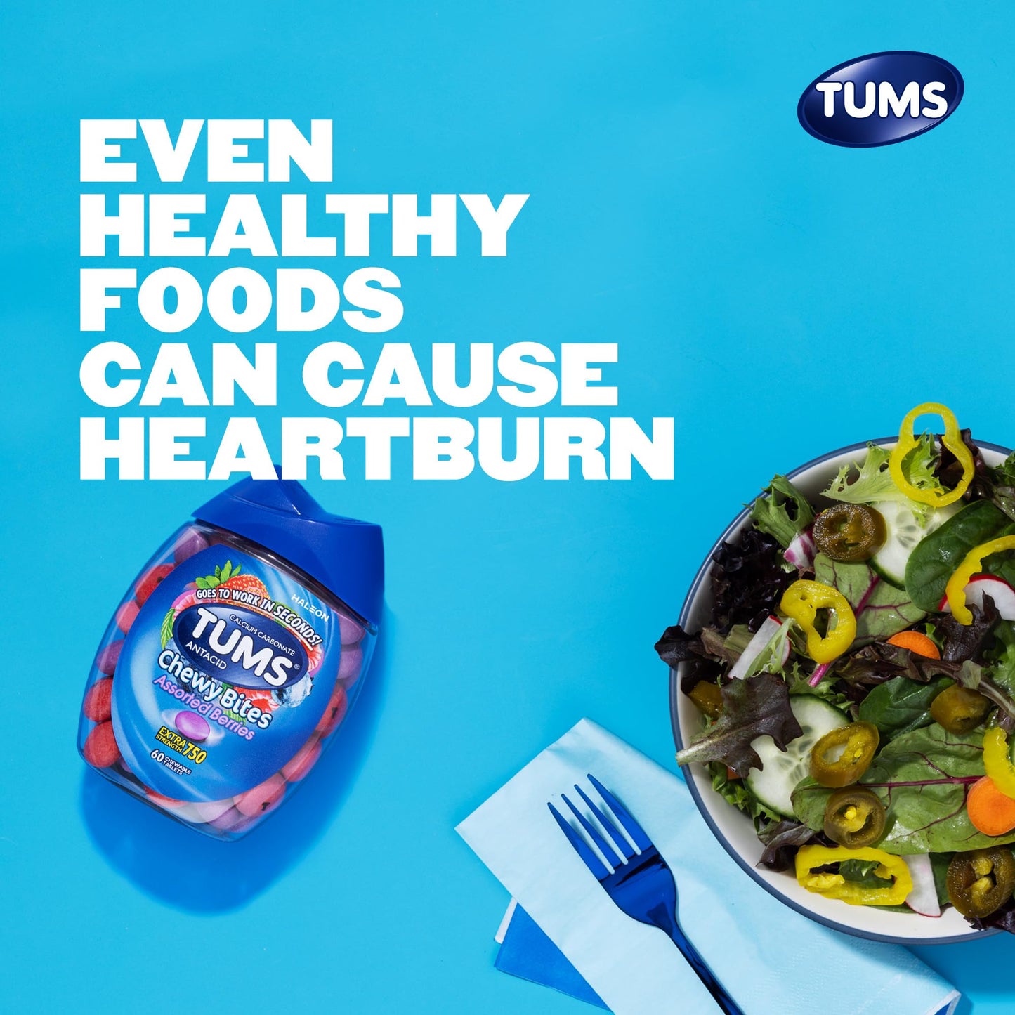 Tums Chewy Bites USA imported label details