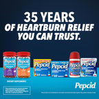 Close up of Pepcid Complete chewable tablets for acid indigestion
