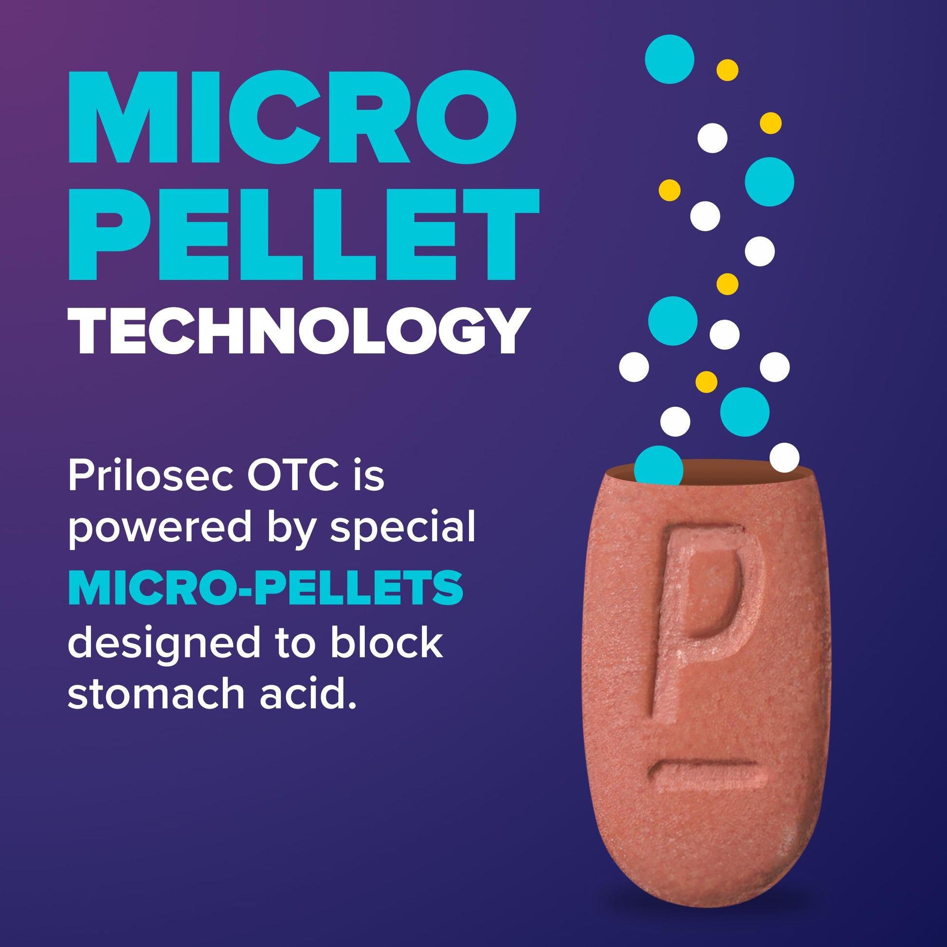 Prilosec OTC heartburn relief 14 day course information