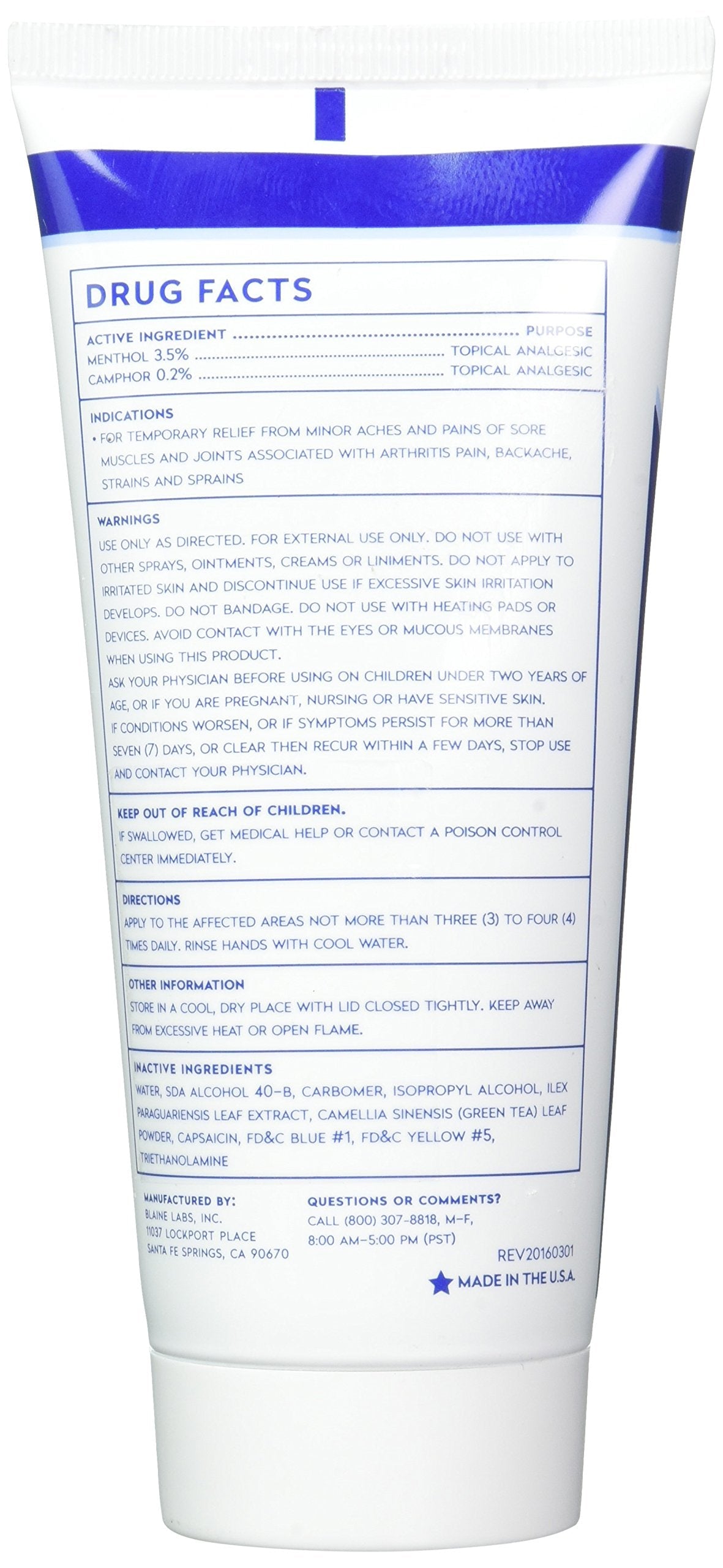 Authentic imported USA Ortho Nesic topical analgesic gel packaging showing active ingredients