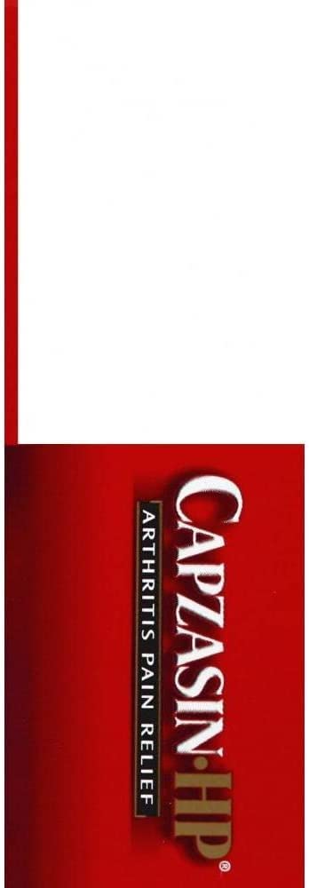 Capzasin HP zero point one percent capsaicin cream package back with ingredients list