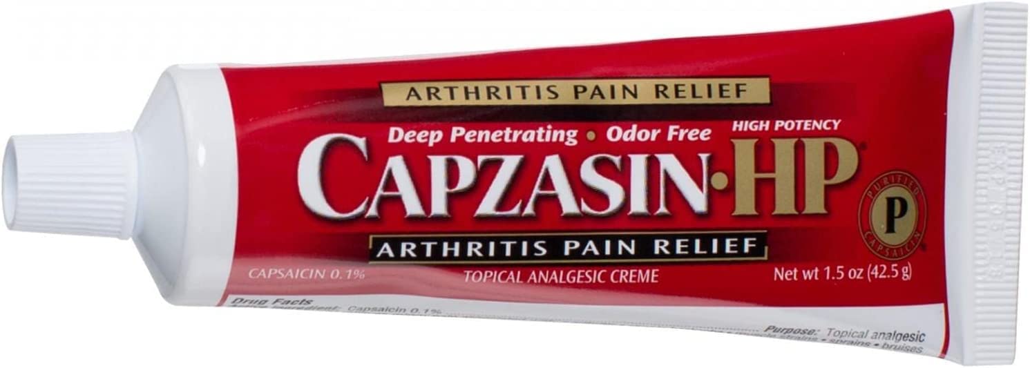 Capzasin HP odorless arthritis pain relief cream application details