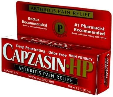 Capzasin HP high potency odor free pain relief cream product display