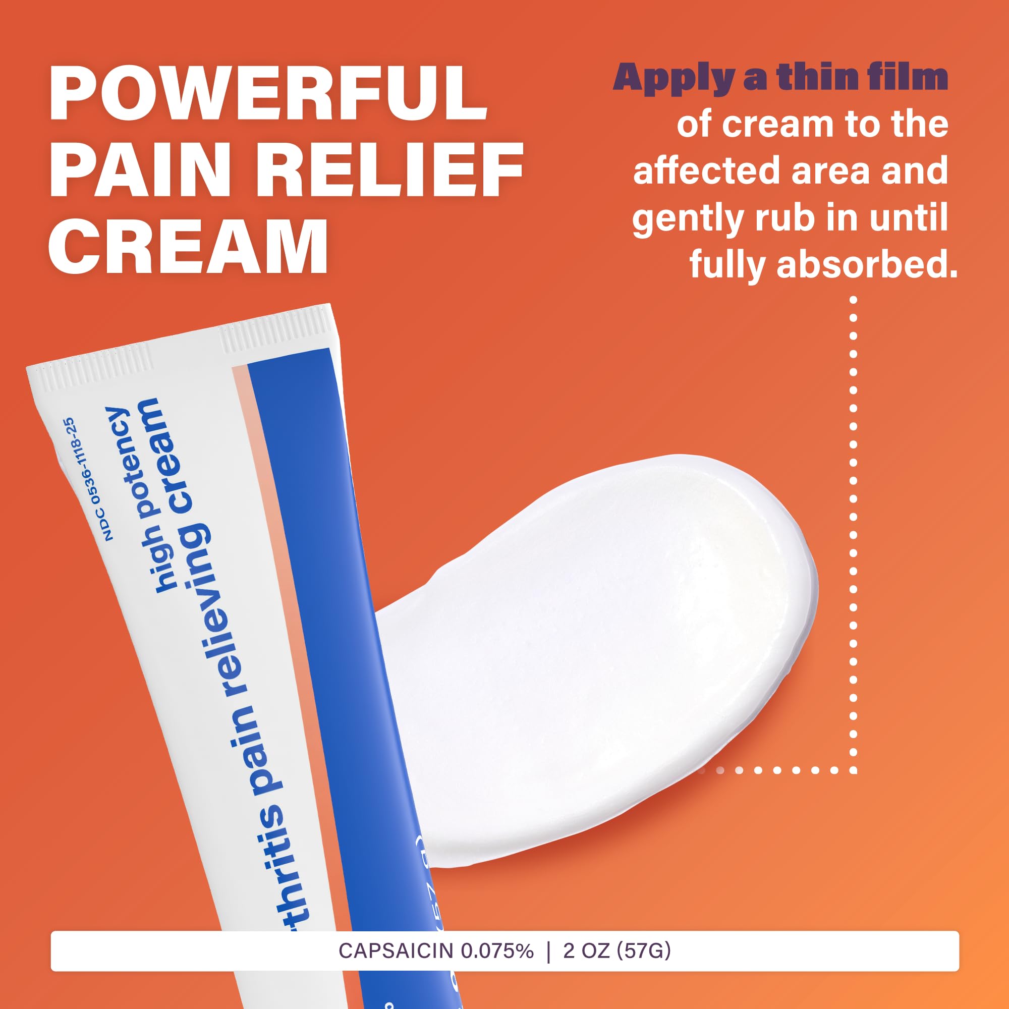 Authentic Rugby Laboratories 2 ounce pain relieving cream for muscle aches