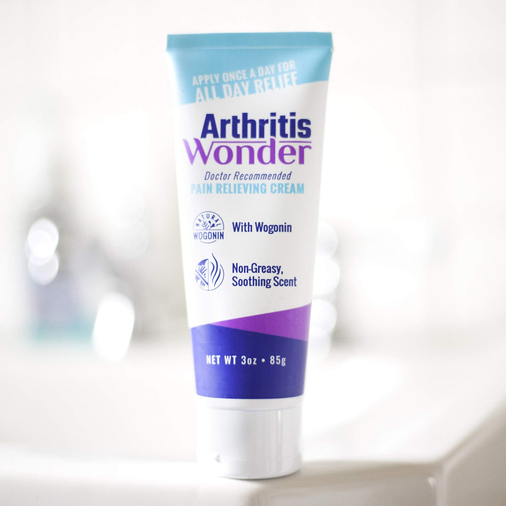 Arthritis Wonder authentic USA imported joint relief cream displaying the product size and benefits