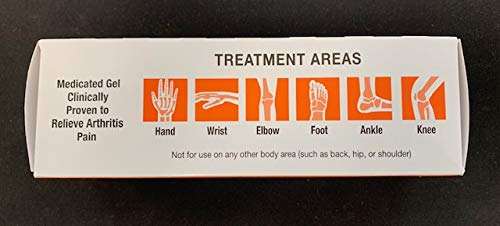 USA imported anti inflammatory joint gel tube with clear measurement guidelines