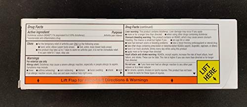 Topical nonsteroidal pain relief gel for knees ankles and wrists