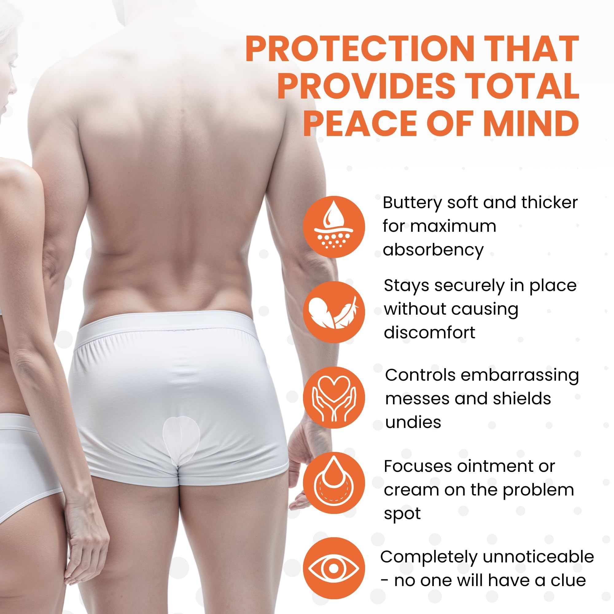 Premium microfiber bowel leakage shields for targeted ointment application and stain prevention