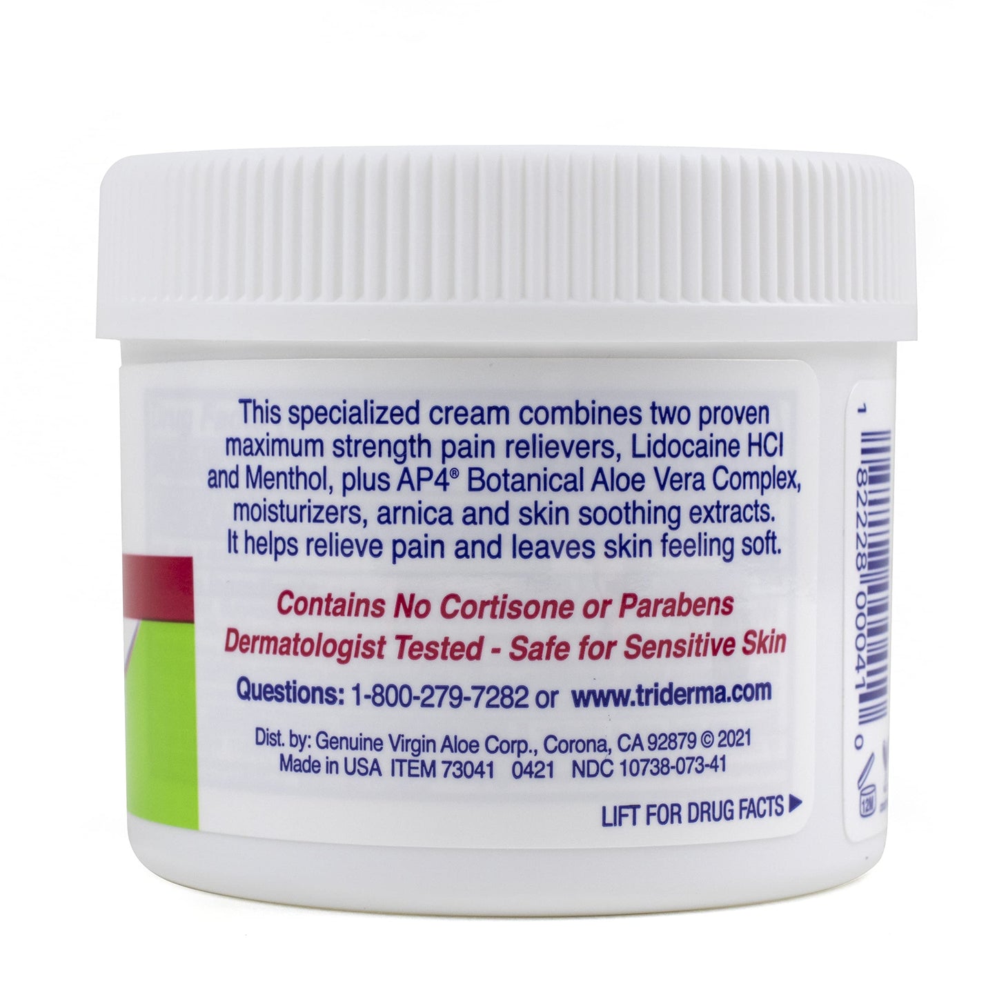TriDerma fast acting muscle ache lotion twin pack display