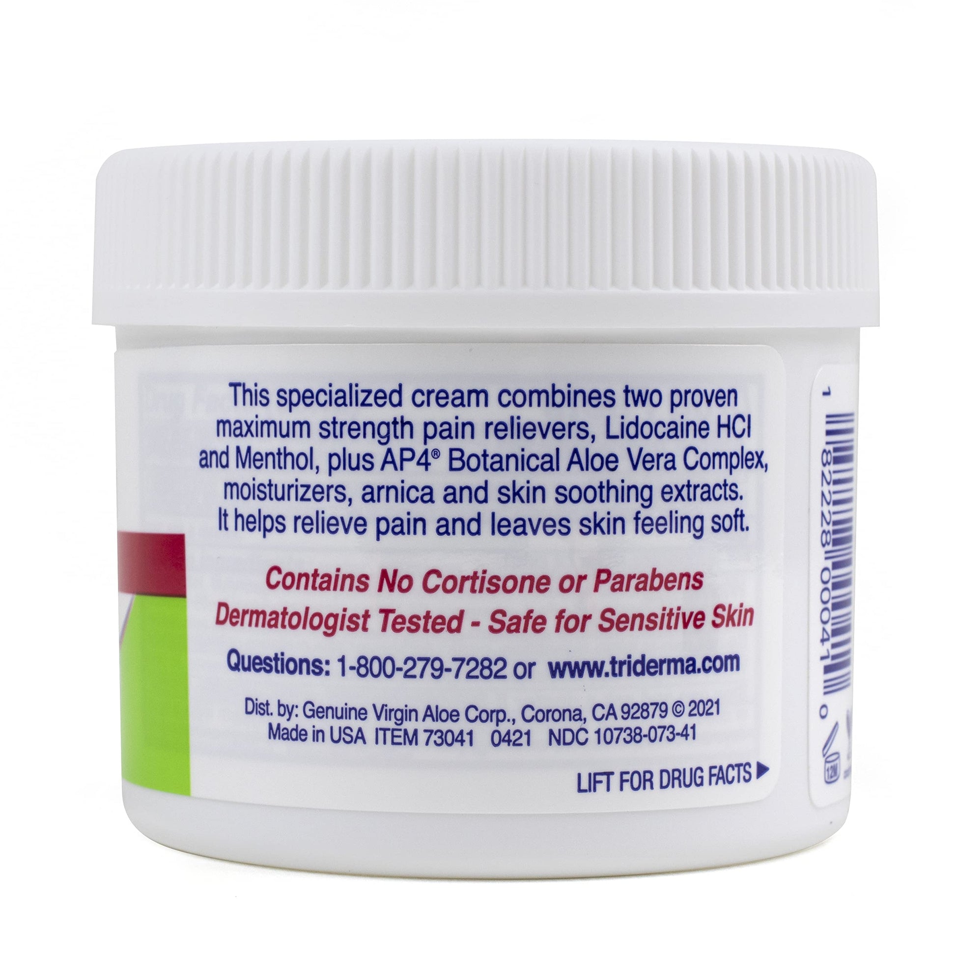 TriDerma fast acting muscle ache lotion twin pack display