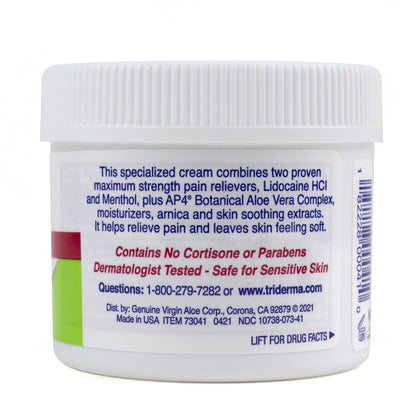 TriDerma fast acting muscle ache lotion twin pack display