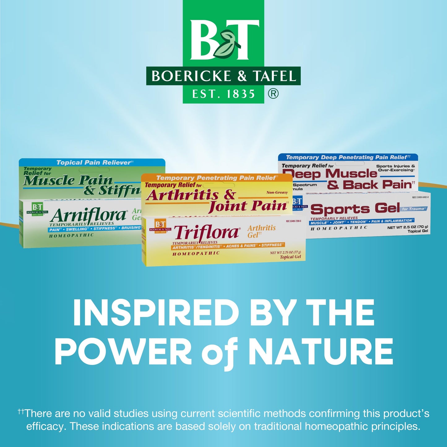 B and T Triflora Arthritis Gel clear product tube view for soothing muscle aches