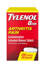 Tylenol Arthritis Extended Release bi-layer caplets dosage label and warnings