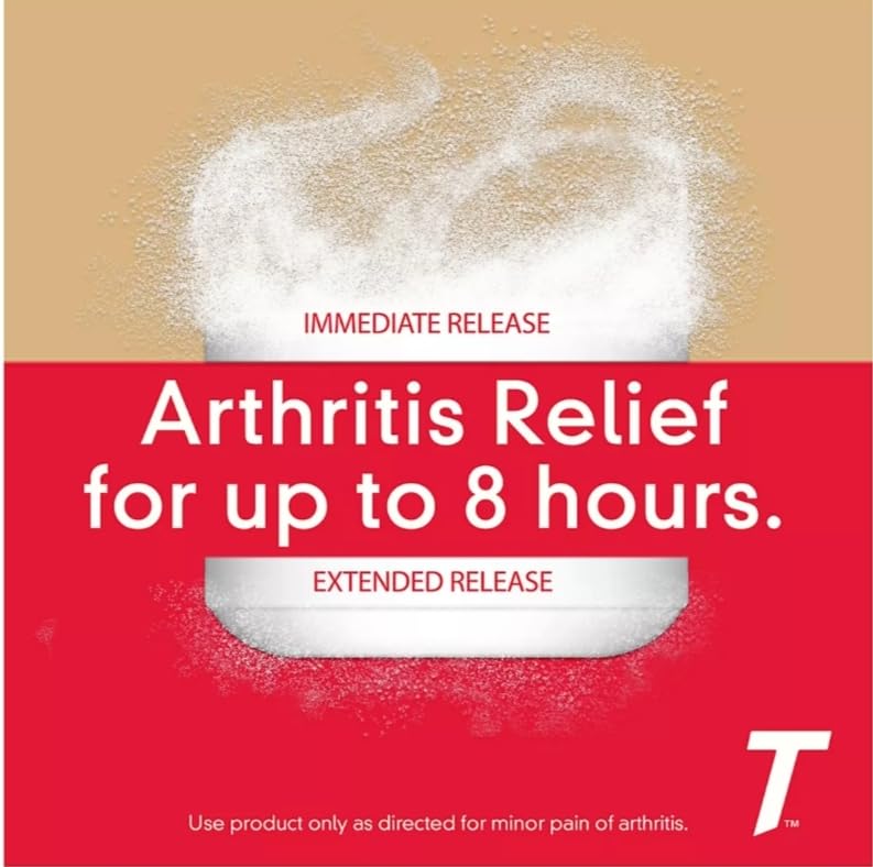 Authentic USA imported Tylenol Arthritis Pain 290 caplets twin pack bottle display