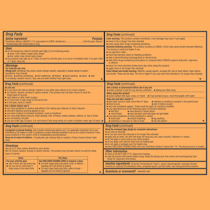 Curist topical medicated pain cream tubes showing packaging details for inflammation relief