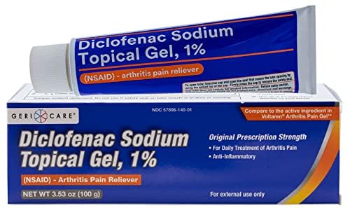 Diclofenac sodium 1 percent anti inflammatory gel for targeted joint pain management.