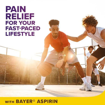 Imported Bayer aspirin 50 count storage bottle close up