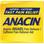 USA imported Anacin pain reliever three hundred coated tablets packaging