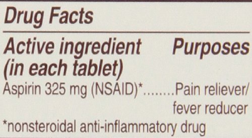 Authentic Bayer nonsteroidal anti inflammatory drug double pack for adult fever reduction and headache relief