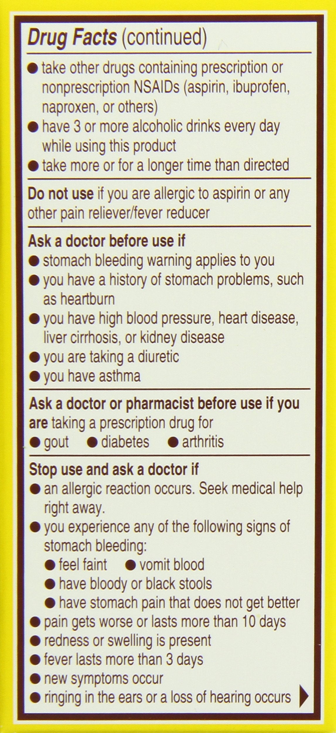 Imported USA genuine Bayer aspirin 50 count bottle showing product label details