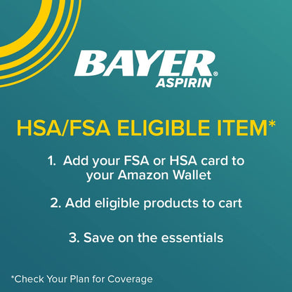 Bayer heart health regimen low dose aspirin back bottle directions