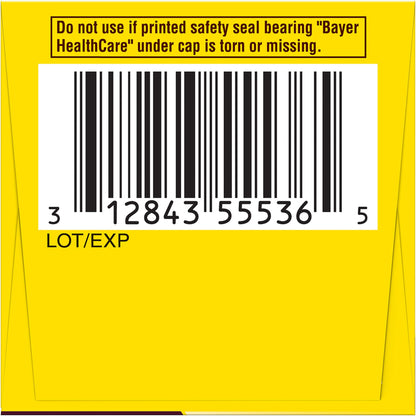 Genuine Bayer nonsteroidal anti inflammatory drug coated tablets label warnings