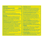 Blowfish imported fast absorbing headache medication outer box ingredient list