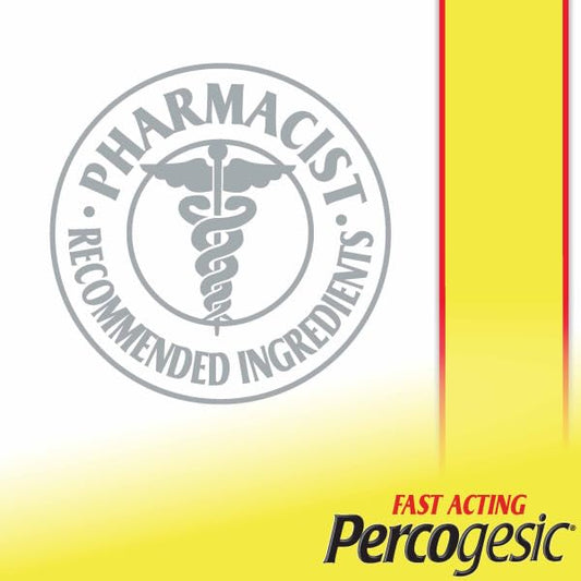 Percogesic Aspirin Free fast acting formula four pack bundle
