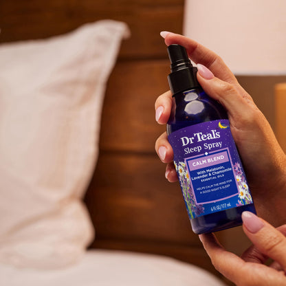 Soothing essential oil relaxation mist for stress relief and better sleep.