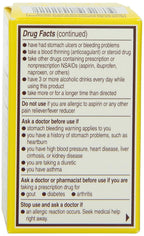 Bayer 325mg coated aspirin tablets packaging showing Toleraid micro coating feature