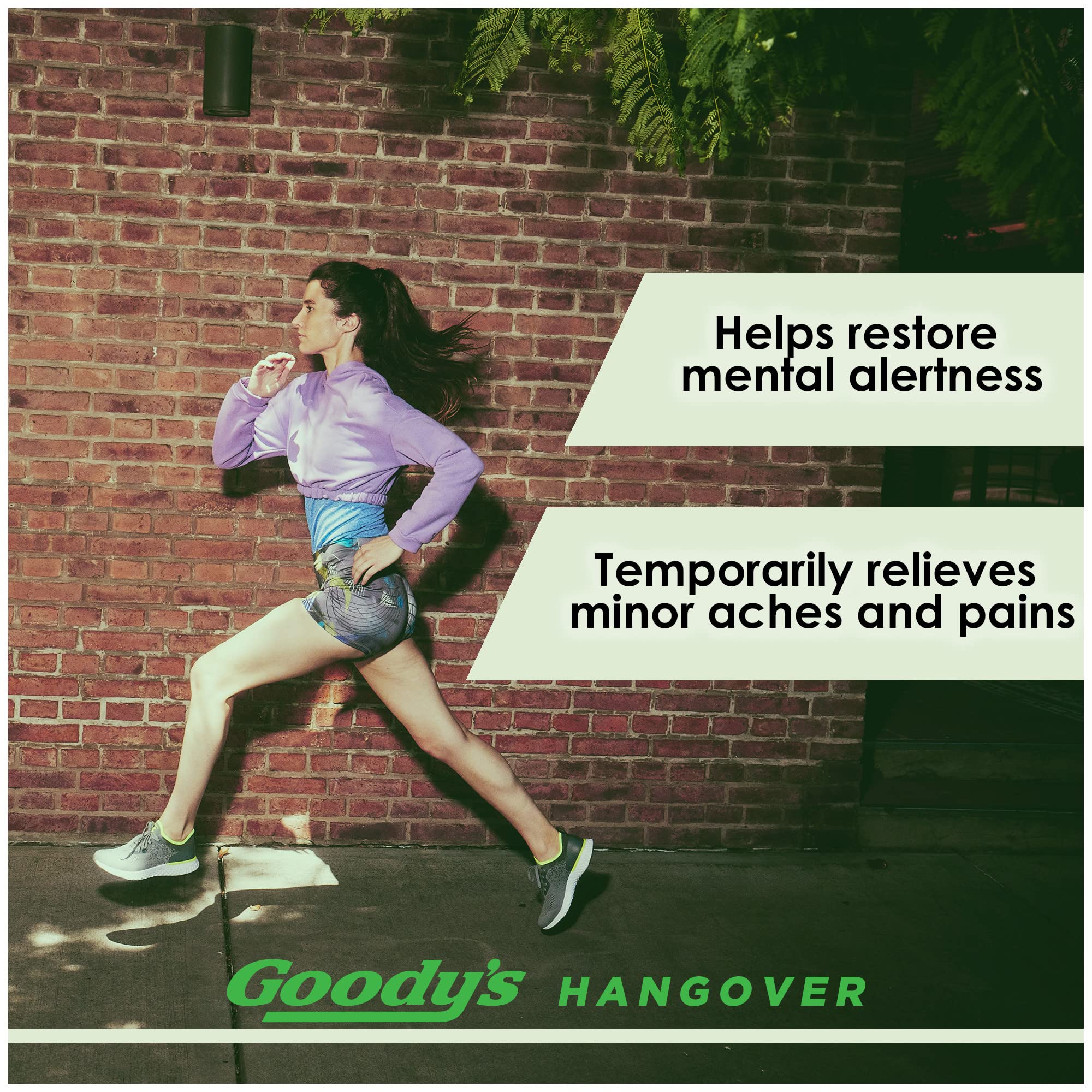 Goody's headache and fatigue relief powder nutritional information label
