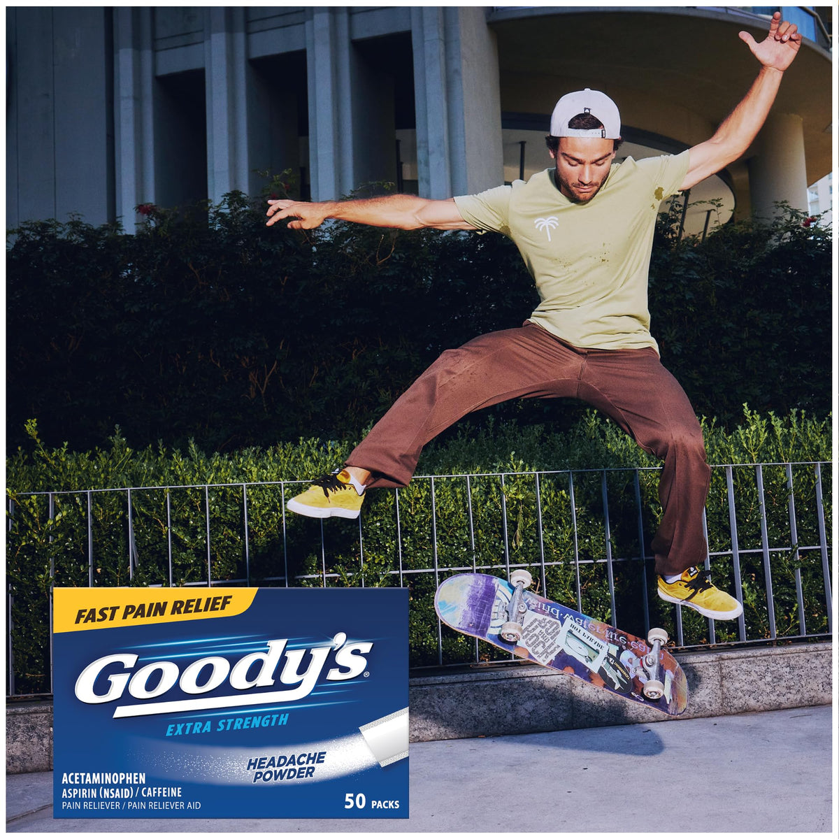 Goody's 50 count pain relief powder boxes multipack ideal for long term home wellness supply