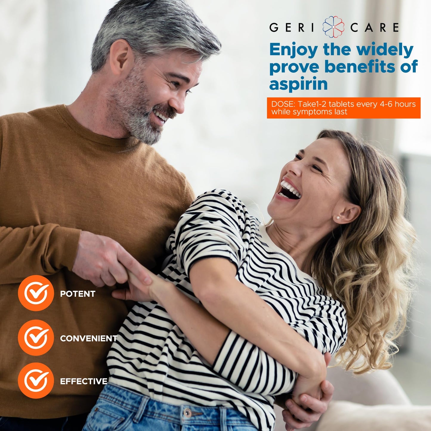 GeriCare enteric coated tablets bottle seal overview ensuring product authenticity