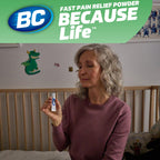 BC Powder original packaging 50 count arthritis formula side panel warnings