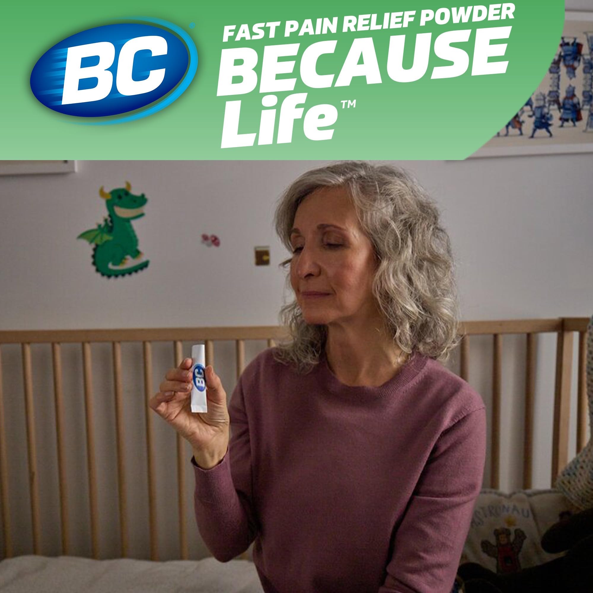 BC Powder original packaging 50 count arthritis formula side panel warnings