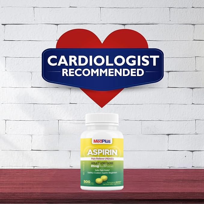 MedPlus low dose aspirin 81 mg imported pain reliever product dimensions and facts