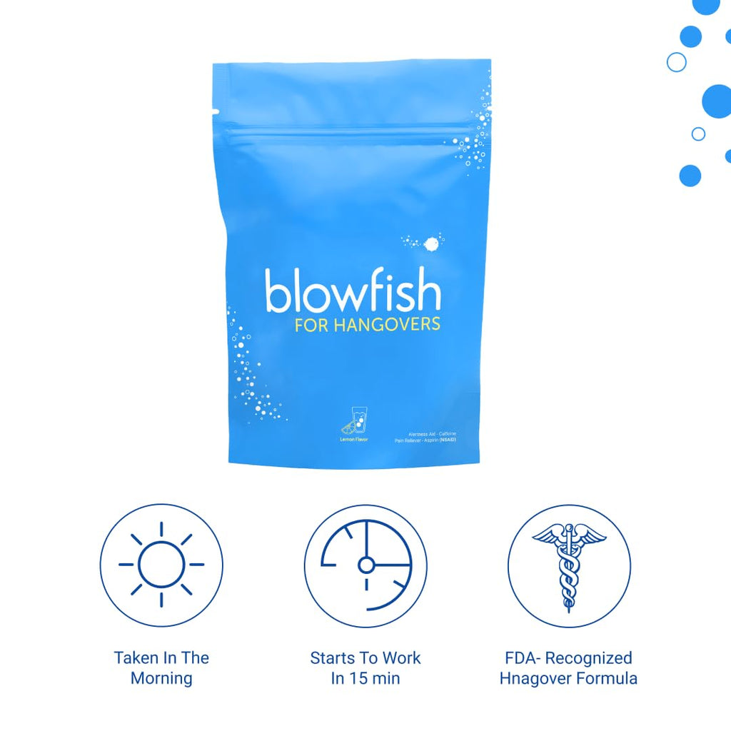 Blowfish morning after remedy box styled with wedding and vacation destination essentials