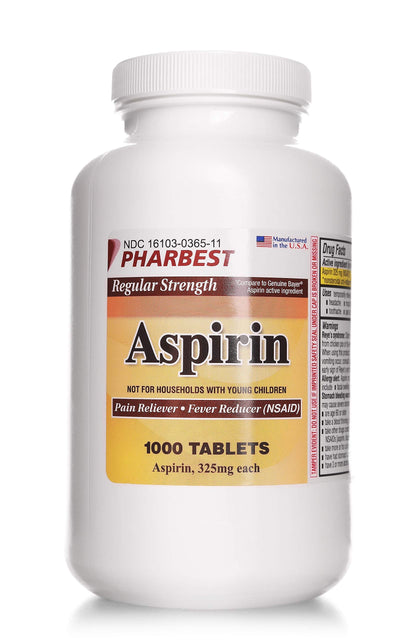 Pharbest regular strength pain reliever supplement label details