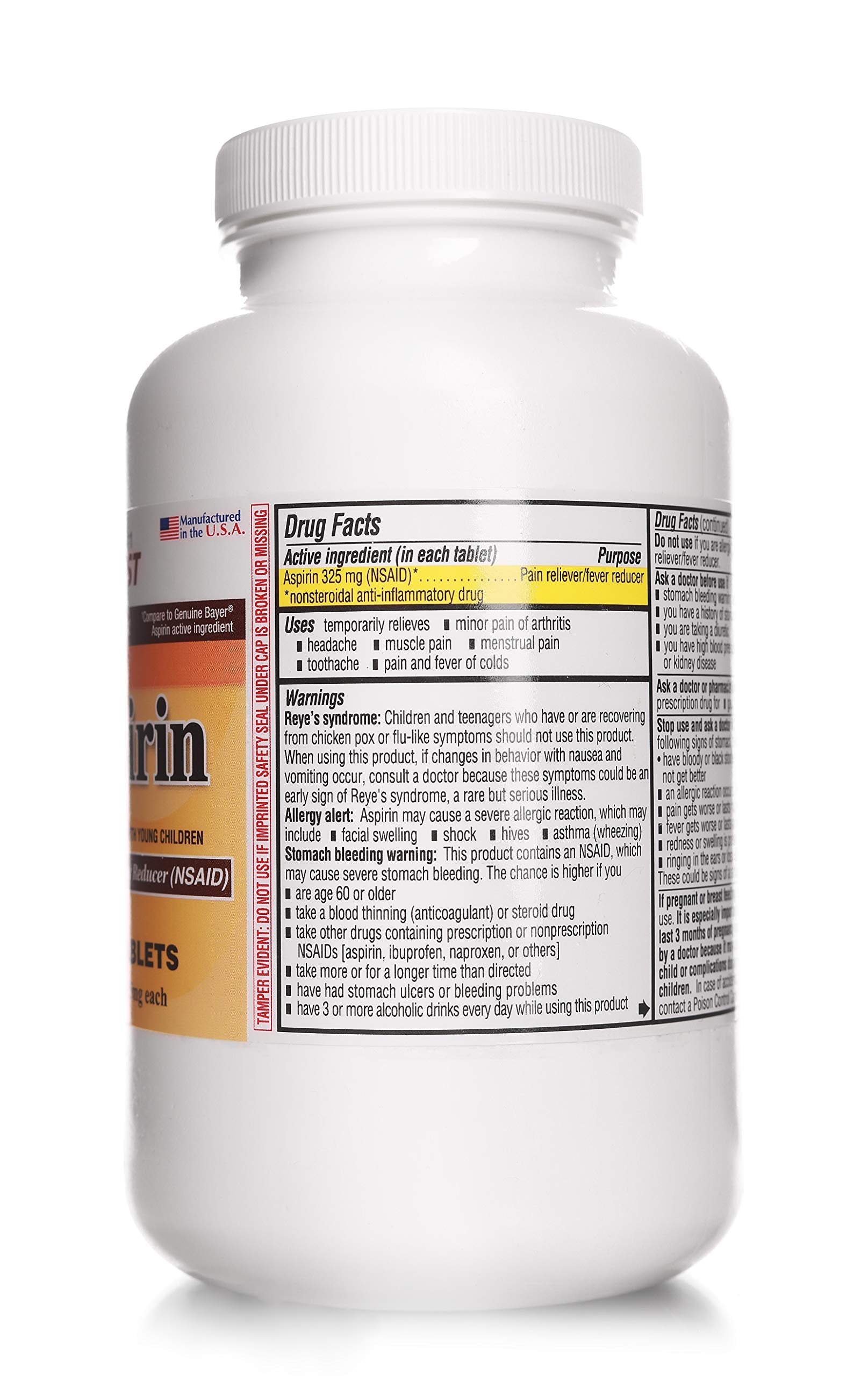 Authentic Pharbest fast absorbing regular strength pain relief tablets